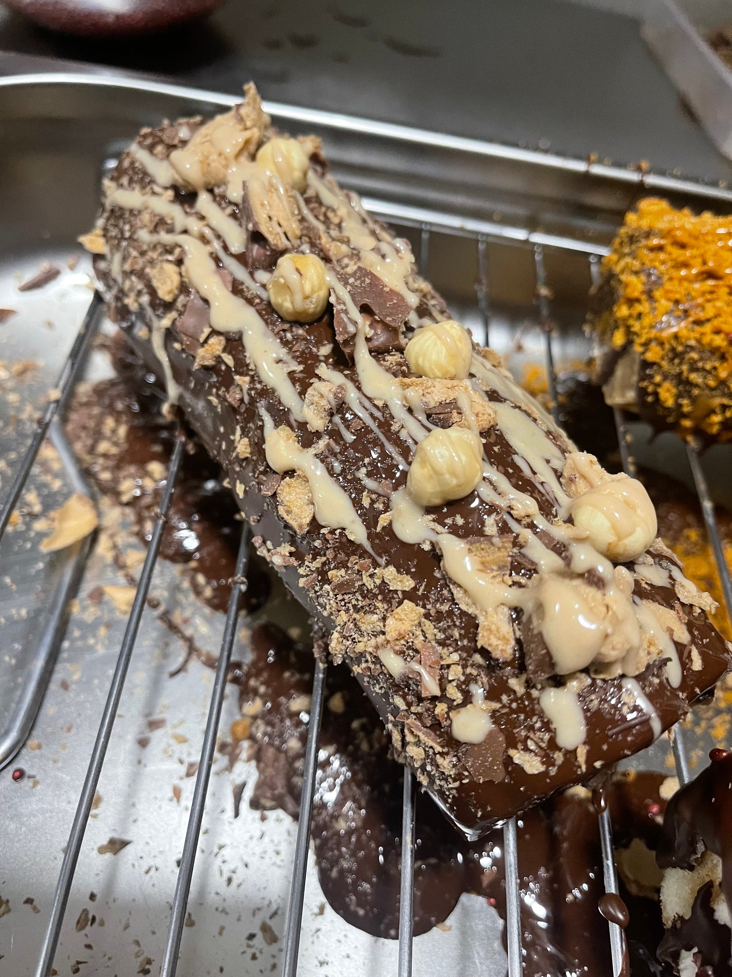 Yule log Tiramisu Kinder bueno